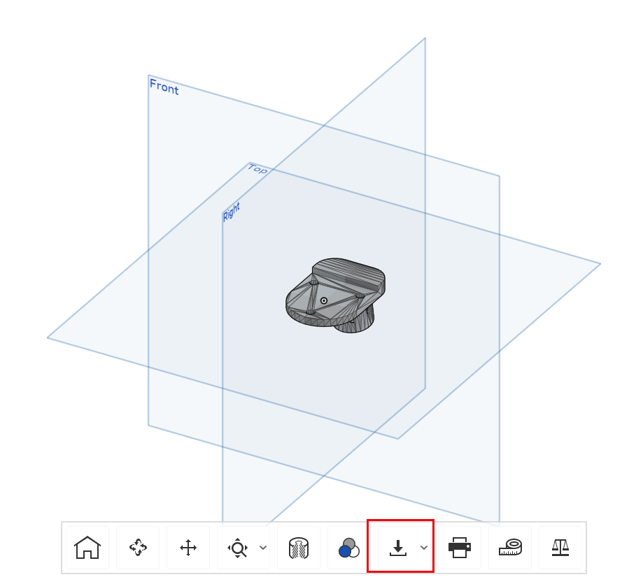 Onshape Download Button