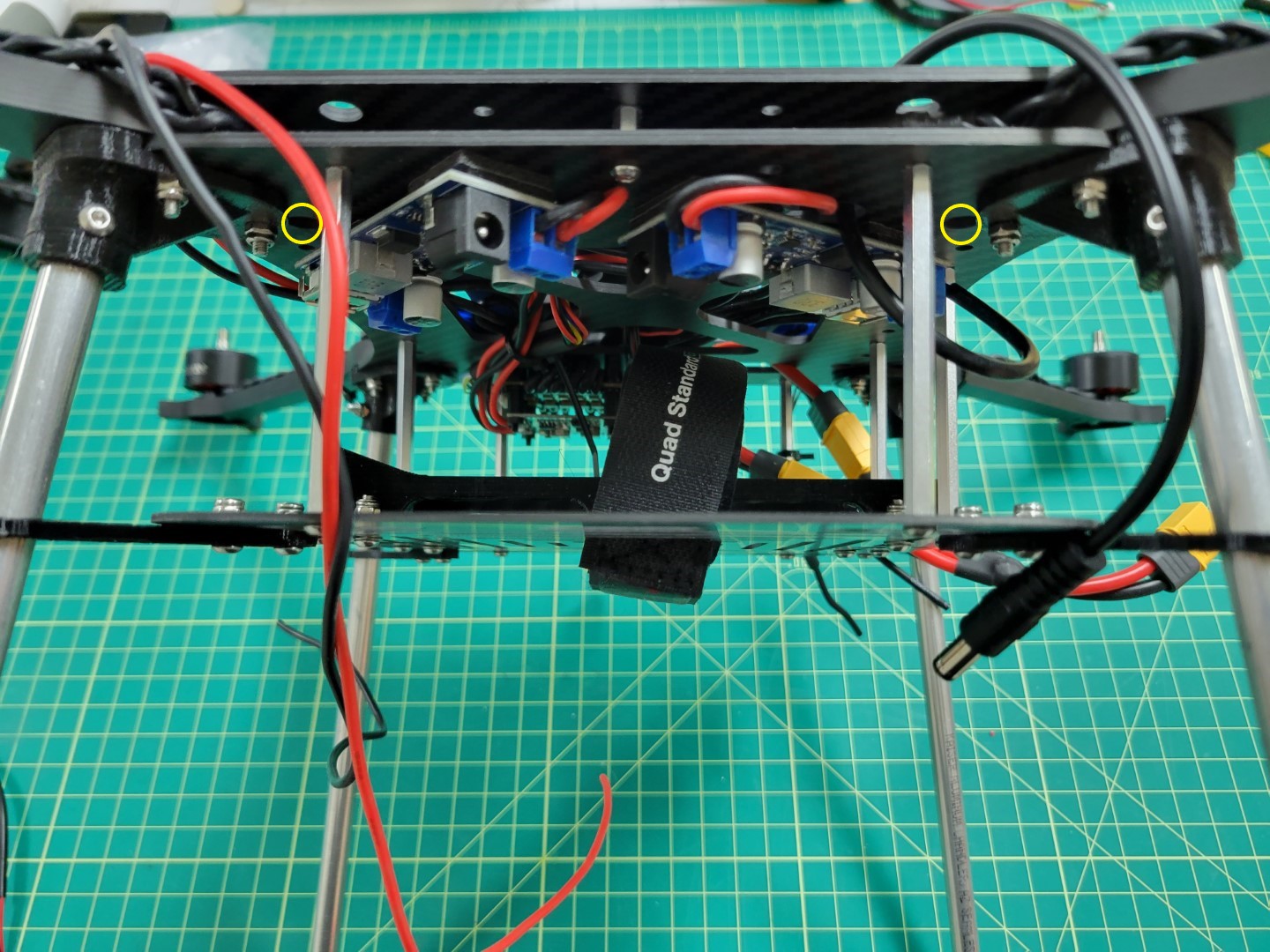 Buck converters mounted at 45 degree angle