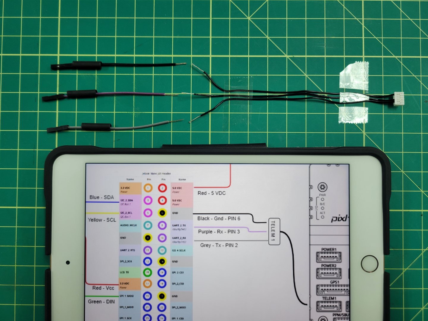 Confirming layout before soldering