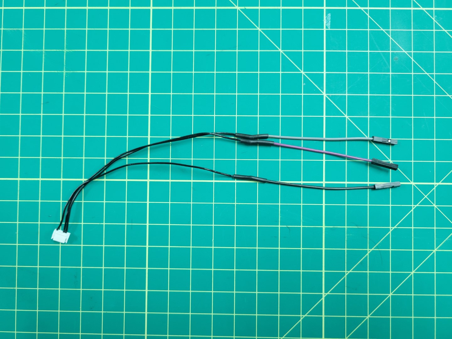 Telemetry cable with all three wires soldered