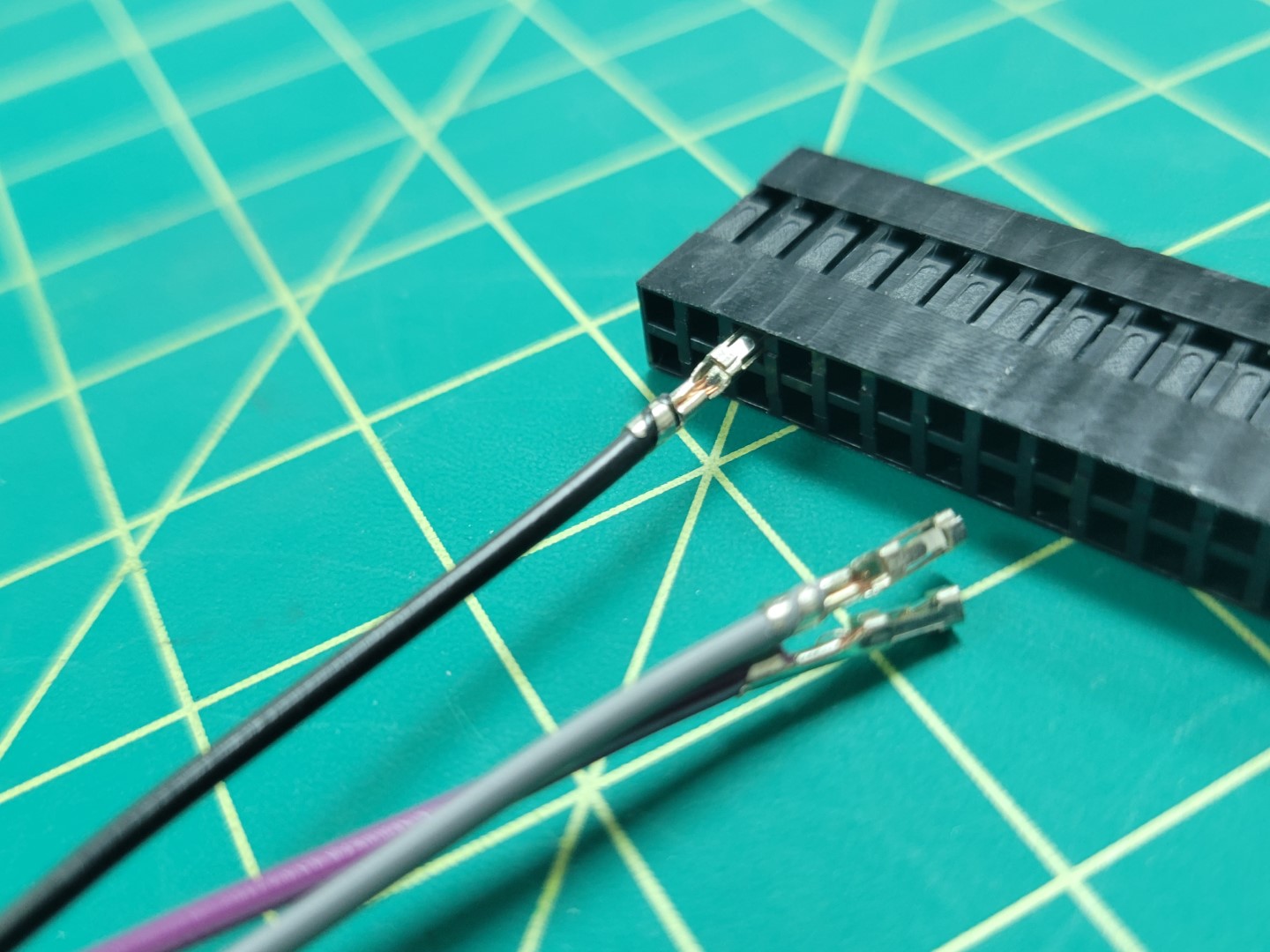 Adding telemetry wires to 40 pin connector