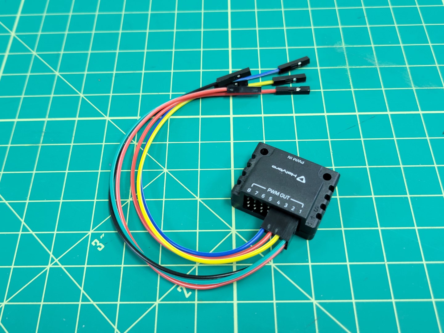 PWM module wired up