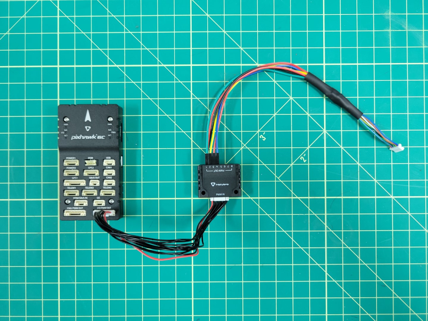 Connecting PWM module to Pixhawk