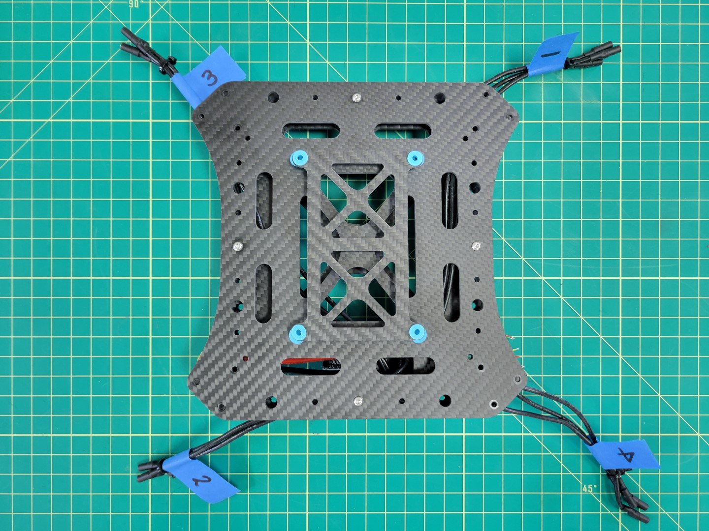 Completed mid plate assembly