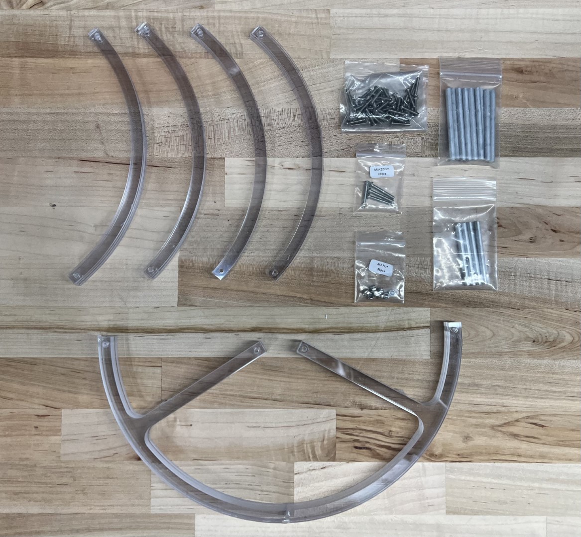 Prop Guard Components and Hardware