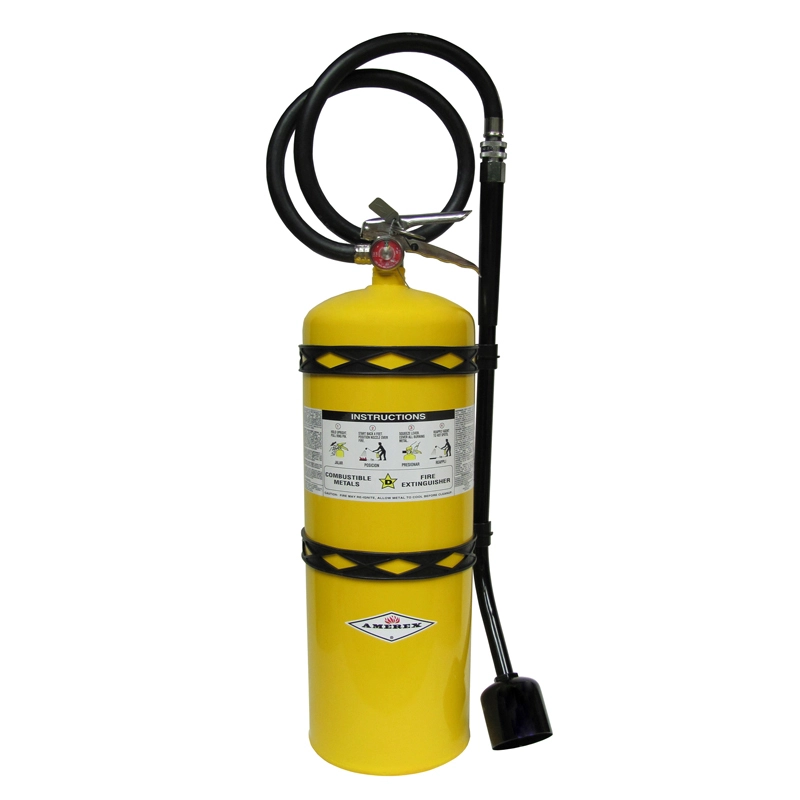 Example class D Copper powder fire extinguisher