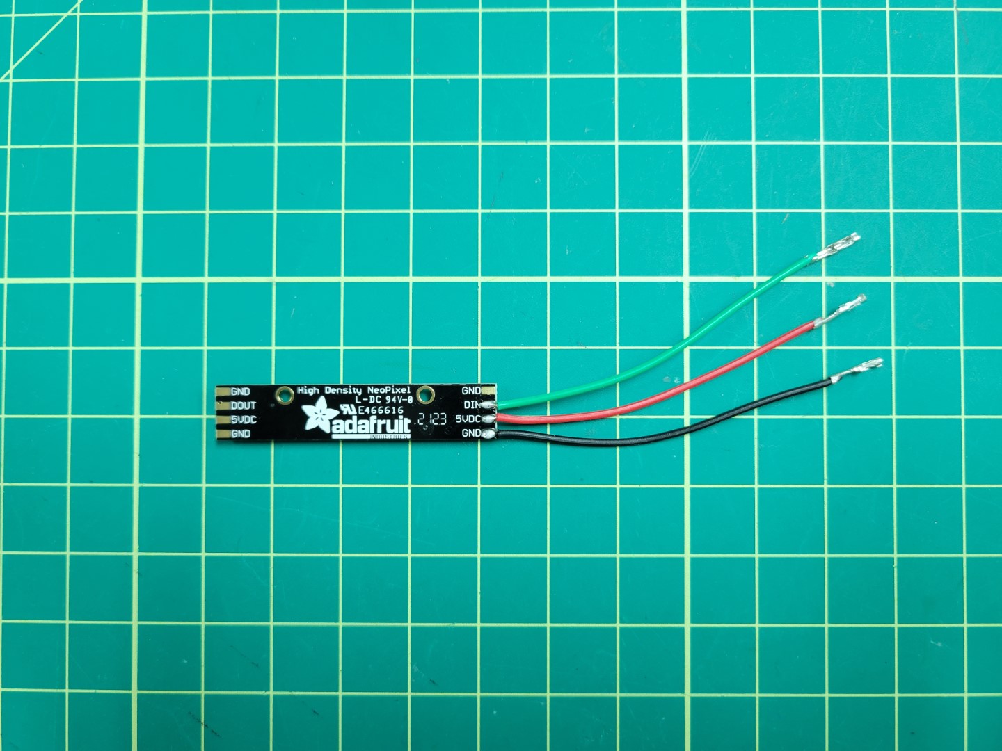 LED soldered and ready for VMC wiring