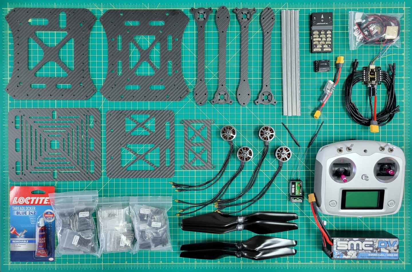 AVR kit components for manual flight