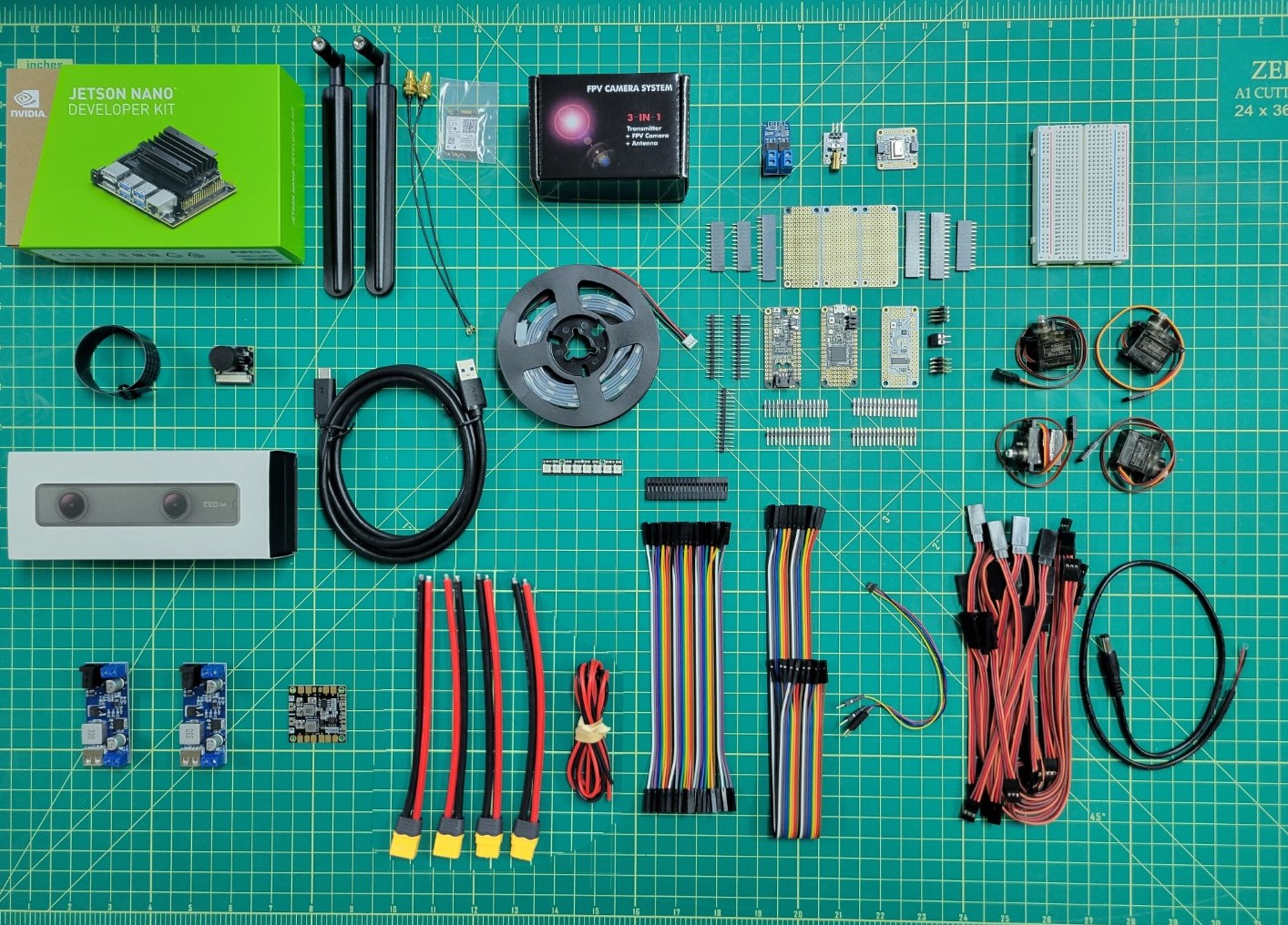 AVR kit components for position hold flight