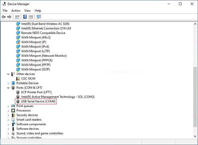 Look under Ports (COM &amp; LPT). My Jetson enumerated as COM4