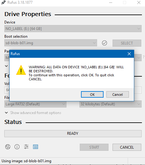 Rufus warnings