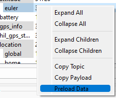 Preload data option